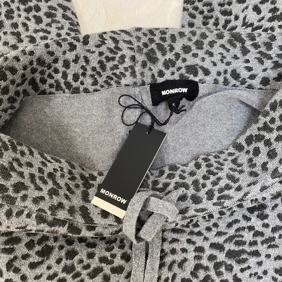 NWT MONROW Animal Print Joggers SzS - Picture 2 of 6